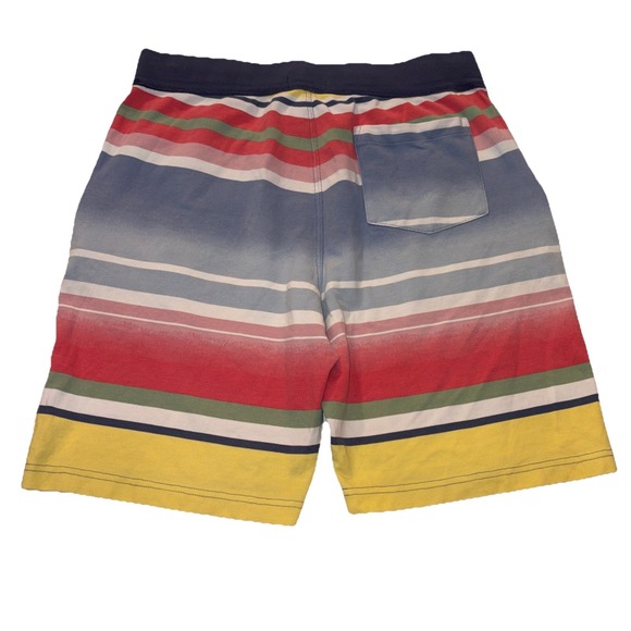 NWT Polo Ralph Lauren Men Small Striped Color-Blocked Mesh Shorts CP 93 Hi Tech - Picture 5 of 5
